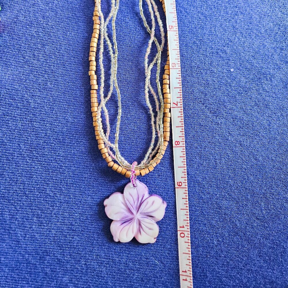 Shell Necklace & Bracelet Set - Picture 3 of 12